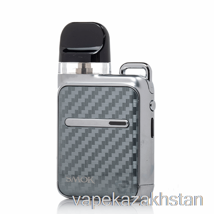 Vape Kazakhstan SMOK NOVO MASTER BOX 30W Pod System Silver Carbon Fiber